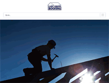 Tablet Screenshot of lakeorionroofing.com